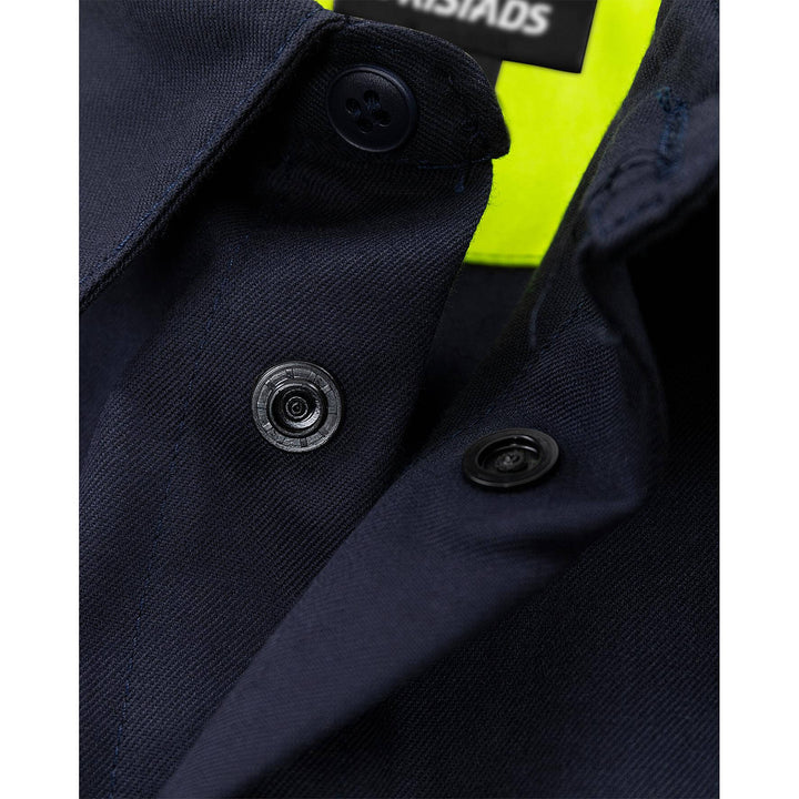 Fristads Womens Flamestat Arc and Multi-Protective Flame Retardant Shirt - 7099 ATS Navy Detail1#colour_navy