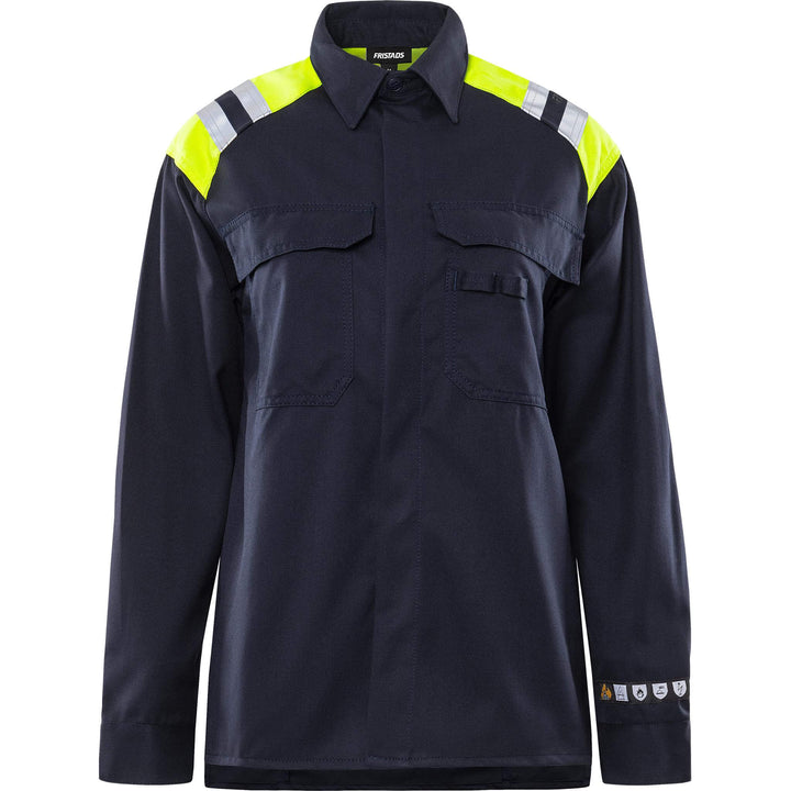 Fristads Womens Flamestat Arc and Multi-Protective Flame Retardant Shirt - 7099 ATS Navy Front1#colour_navy