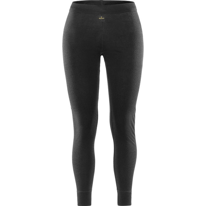 Fristads Womens Flamestat Devold Flame Retardant Arc and Multi-Protective Long Johns - 7432 UL Black Front1#colour_black