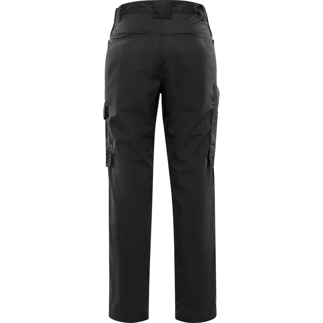 Fristads Womens Green Lightweight Durable Trousers - 2931 GWM Black Back1#colour_black