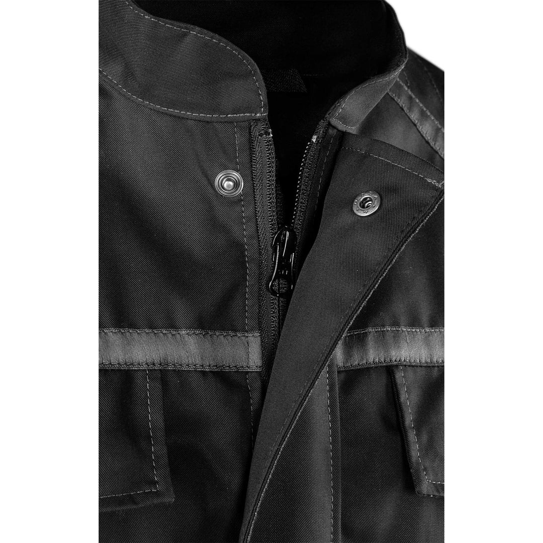 Fristads Womens Green Lightweight Jacket - 4689 GRT Black Detail2#colour_black