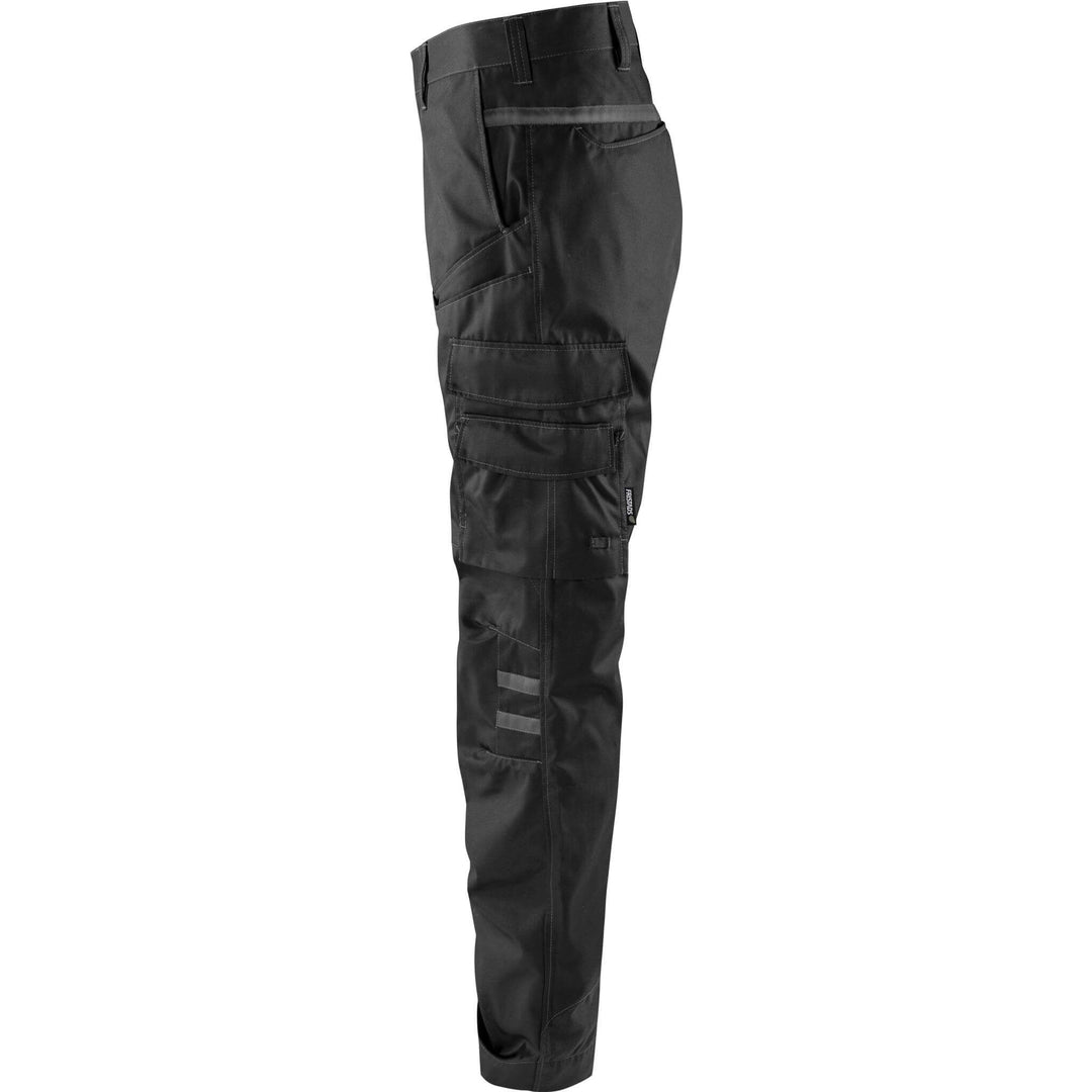 Fristads Womens Green Lightweight Trousers - 2689 GRT Black Detail1#colour_black