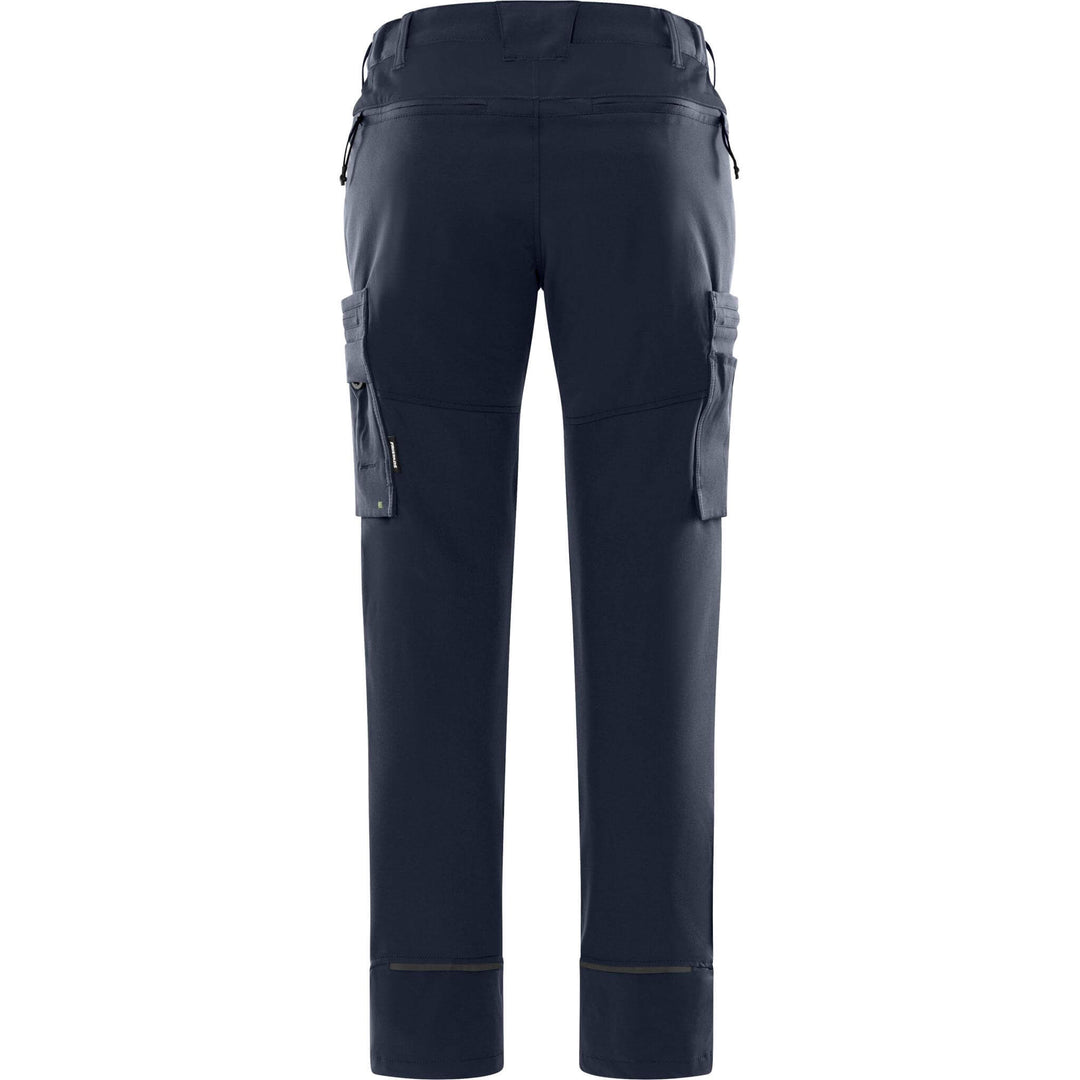 Fristads Womens Lightweight Durable Ripstop 4-Way-Stretch Trousers - 2654 GLWS Dark Navy Back1#colour_dark-navy