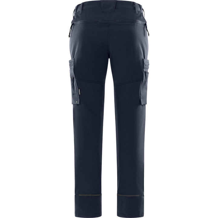 Fristads Womens Lightweight Durable Ripstop 4-Way-Stretch Trousers - 2654 GLWS Dark Navy Back1#colour_dark-navy