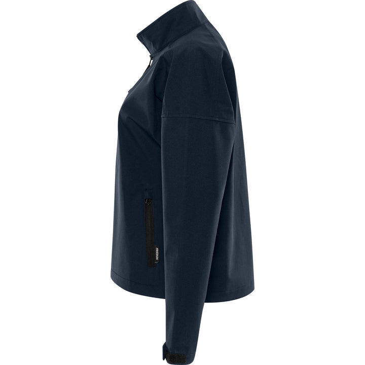 Fristads Womens Lightweight Water Resistant Softshell Jacket - 1477 SBT Dark Navy Back2#colour_dark-navy