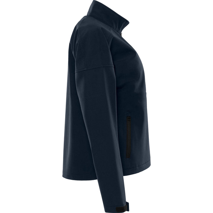 Fristads Womens Lightweight Water Resistant Softshell Jacket - 1477 SBT Dark Navy Back3#colour_dark-navy