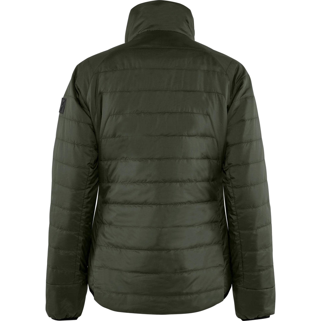 Fristads Womens Oxygen Primaloft Jacket Army Green Back1#colour_army-green