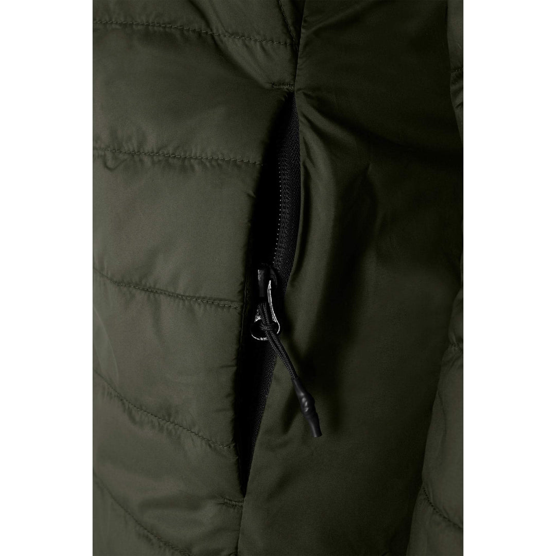 Fristads Womens Oxygen Primaloft Jacket Army Green Detail2#colour_army-green