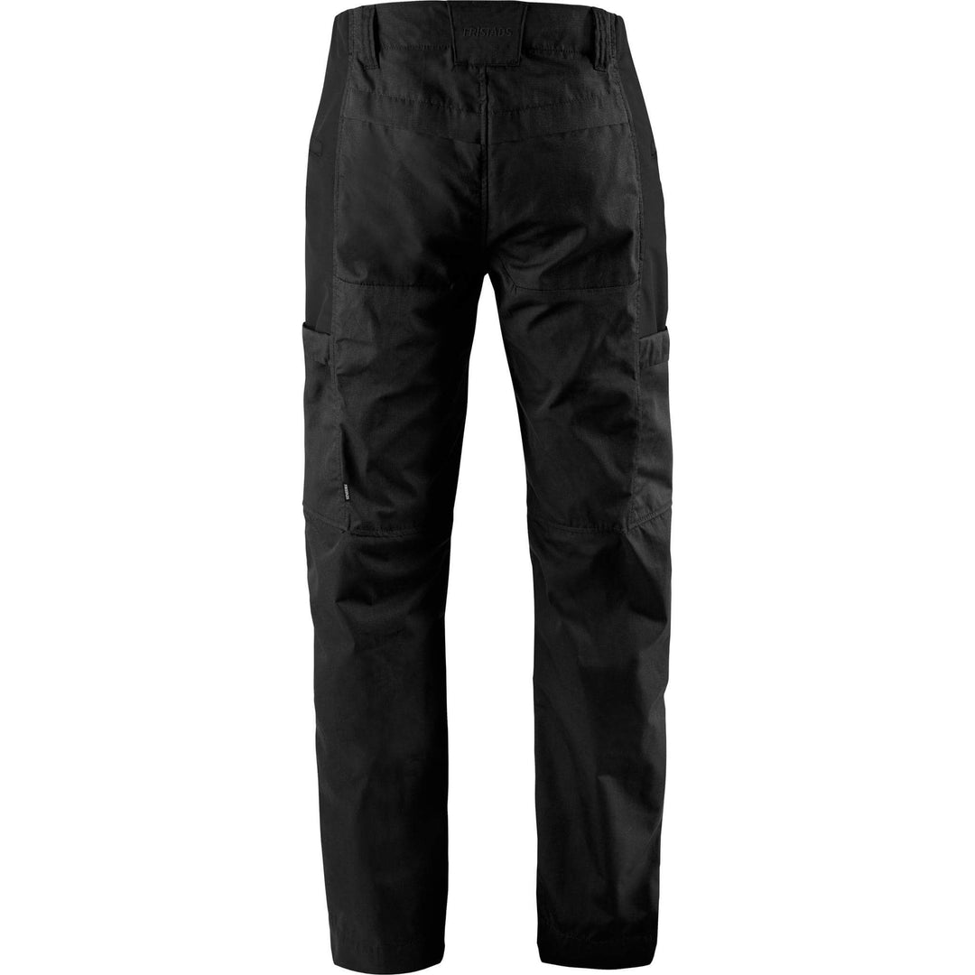 Fristads Womens Service Lightweight Ripstop 4-Way-Stretch Panel Trousers - 2541 LWR Black Back1#colour_black