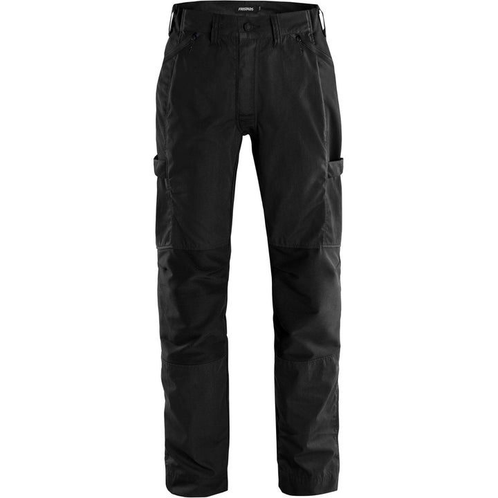 Fristads Womens Service Lightweight Ripstop 4-Way-Stretch Panel Trousers - 2541 LWR Black Front1#colour_black