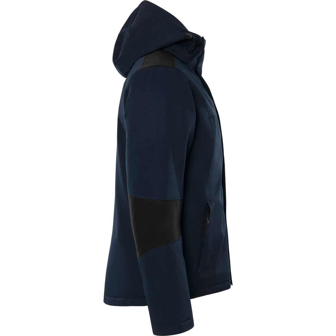 Fristads Womens Softshell Stretch Insulated Winter Jacket - 1420 GSW Dark Navy Back3#colour_dark-navy