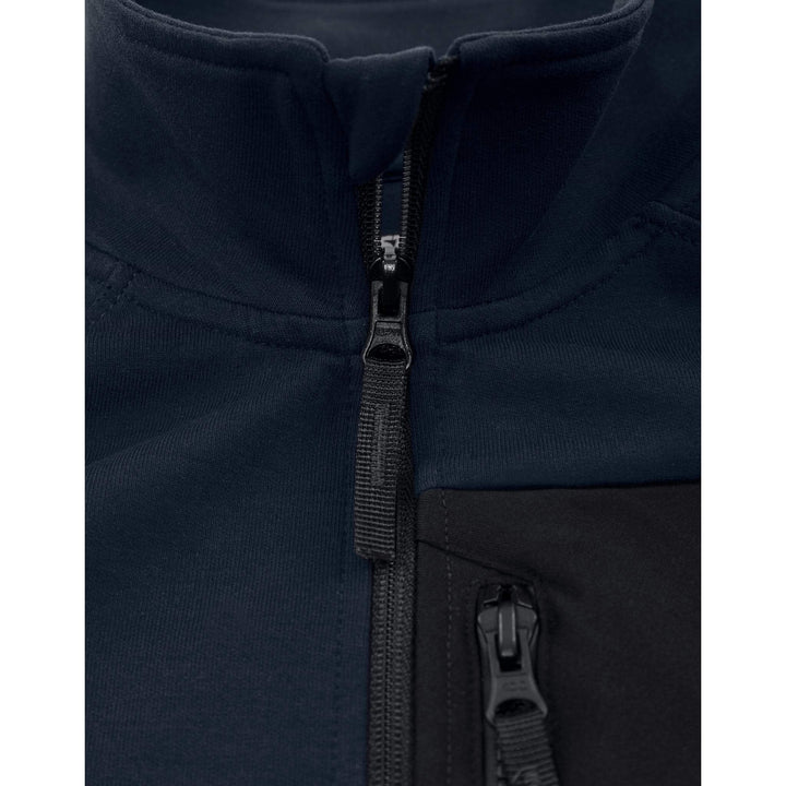 Fristads Womens Sweatshirt Jacket - 7832 GKI Dark Navy Detail1#colour_dark-navy