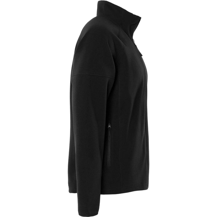 Fristads Womens Zip Fleece Jacket - 1498 FLE Black Back3#colour_black