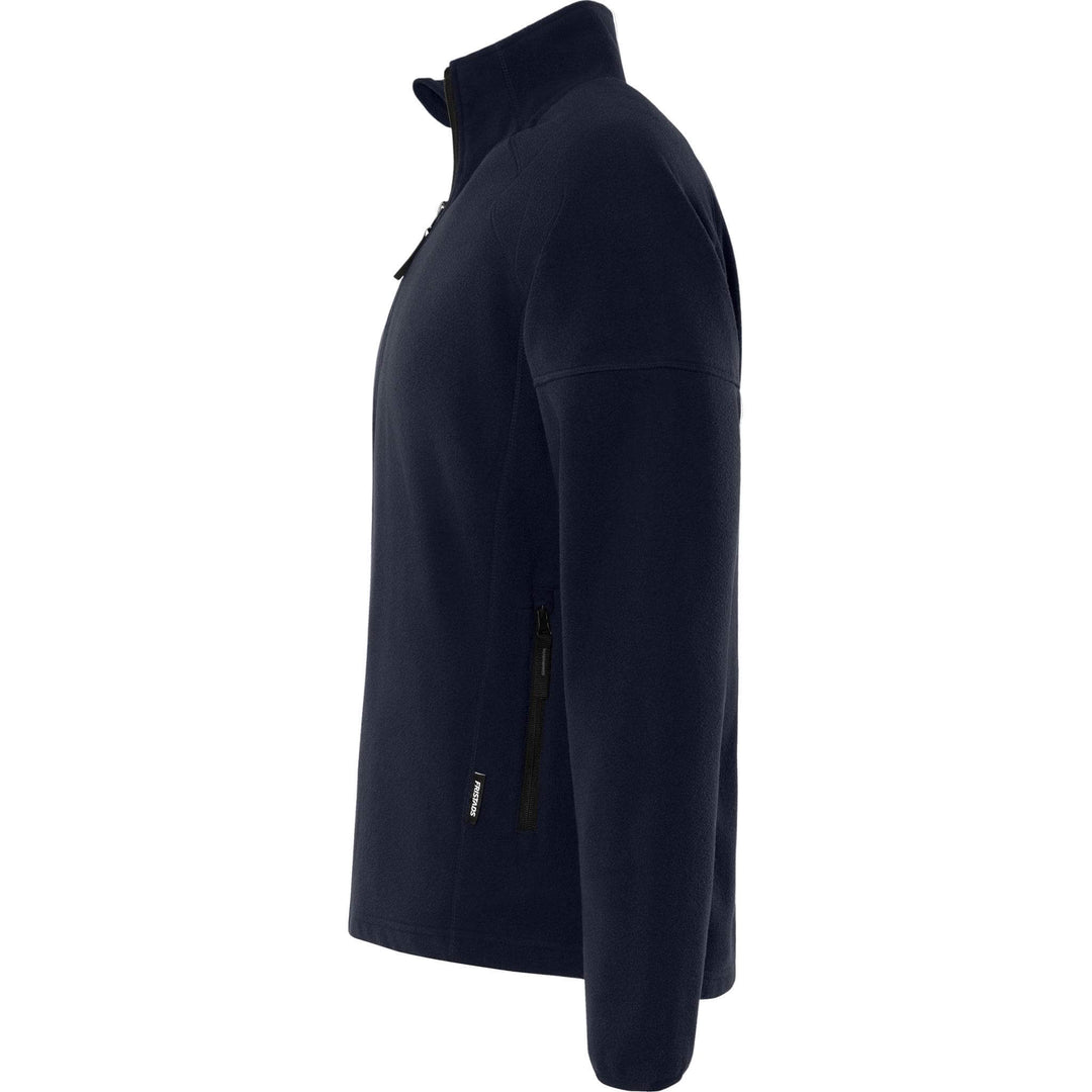 Fristads Womens Zip Fleece Jacket - 1498 FLE Dark Navy Back2#colour_dark-navy
