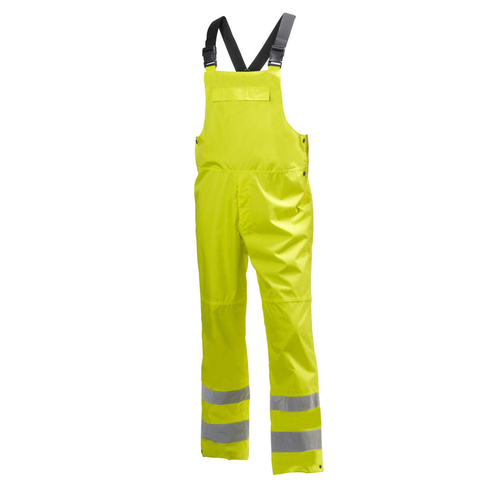 Helly Hansen Alta Shelter Hi Vis Waterproof Bib and Brace Pants Hi-Vis Yellow Front#colour_hi-vis-yellow