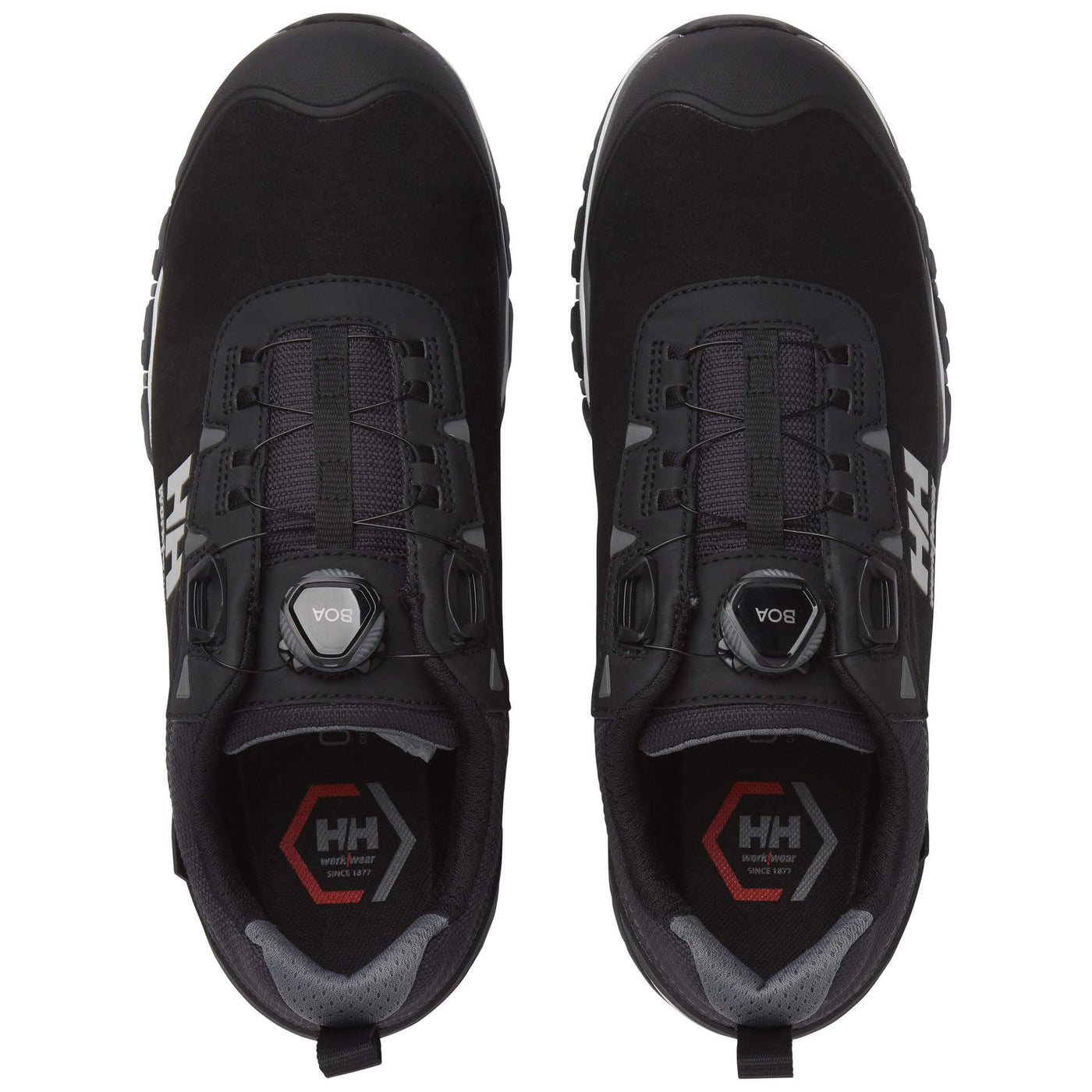 Helly Hansen Chelsea Evo 2.0 Boa S3 Work Safety Shoes Black/Grey 4 Top #colour_black-grey