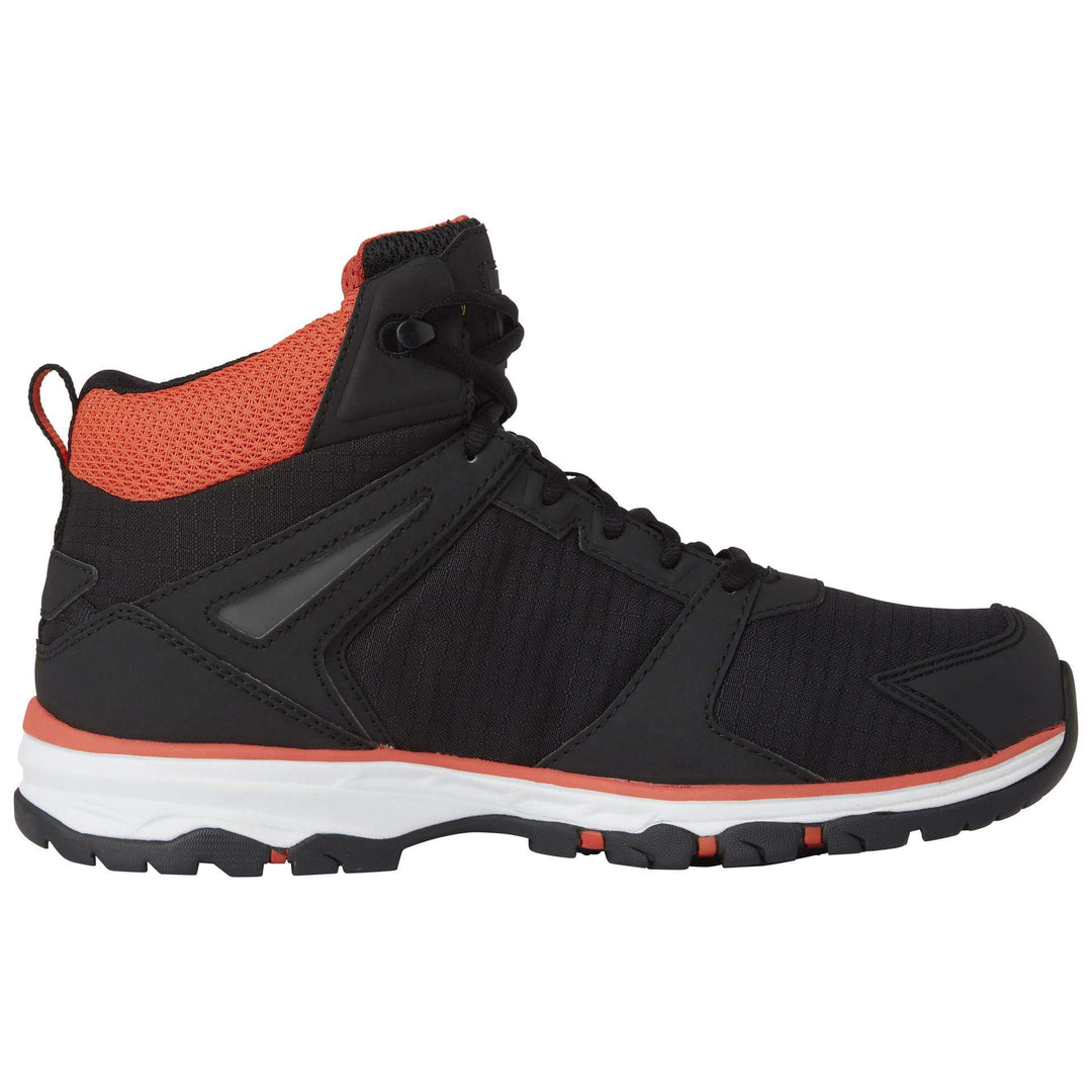 Helly Hansen Chelsea Evo 2.0 O2 Work Boots Black/Orange 2 Side #colour_black-orange