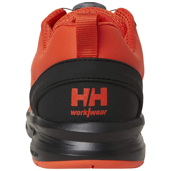 Helly Hansen Chelsea Evolution BRZ Boa S1P Work Safety Shoes Dark Orange Heel#colour_dark-orange