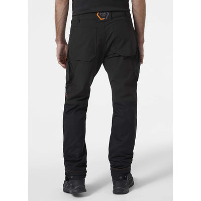 Helly Hansen Chelsea Evolution BRZ Service Work Trousers Black 4 On Body 1#colour_black