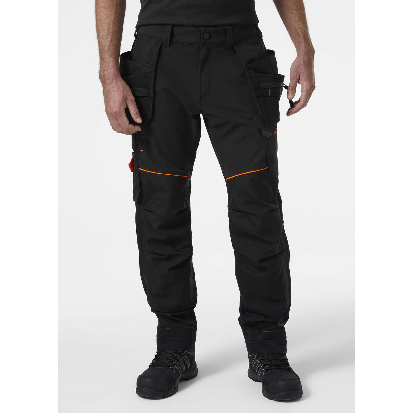 Helly Hansen Chelsea Evolution BRZ Stretch Construction Trousers Black 3 Hero #colour_black