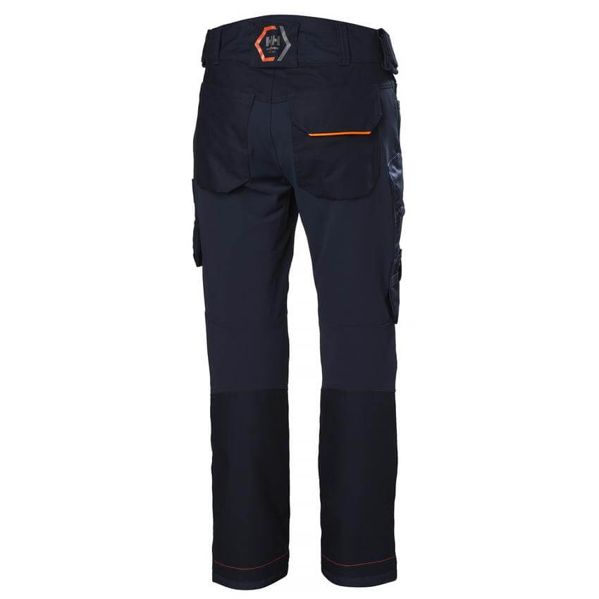 Helly Hansen Chelsea Evolution Stretch Construction Trousers Navy 2 Rear 