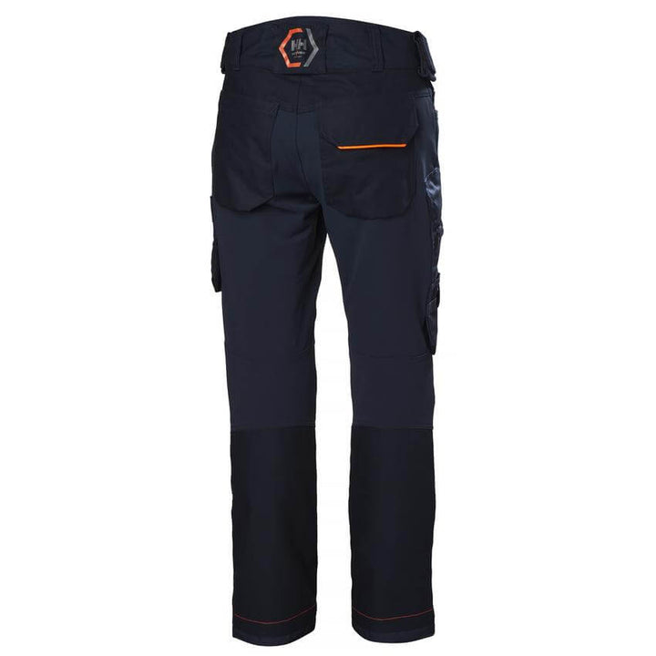 Helly Hansen Chelsea Evolution Stretch Construction Trousers Navy 2 Rear 
