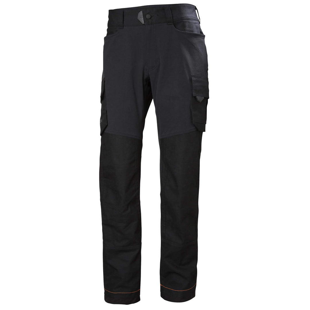 Helly Hansen Chelsea Evolution Stretch Service Work Trousers Black 1 Front 