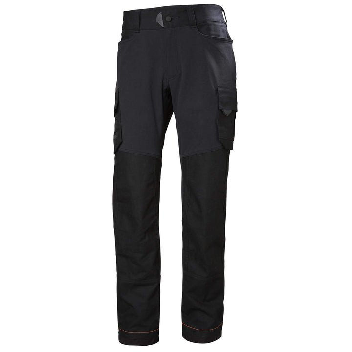 Helly Hansen Chelsea Evolution Stretch Service Work Trousers Black 1 Front 