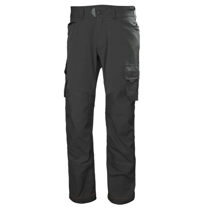 Helly Hansen Chelsea Evolution Stretch Service Work Trousers Dark Grey 1 Front 