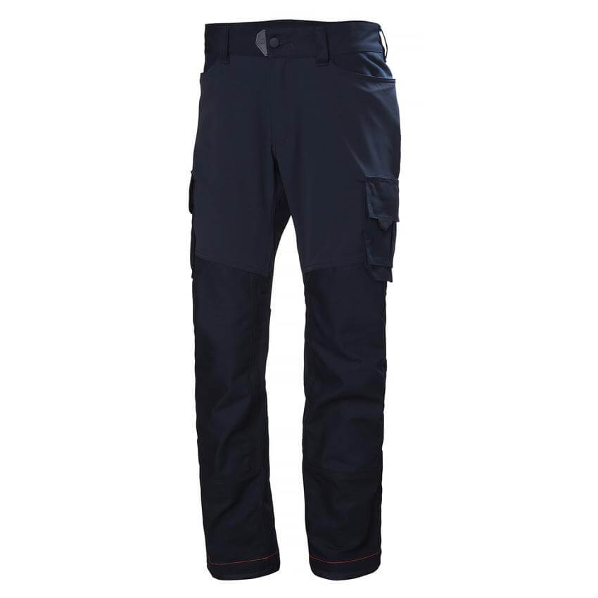 Helly Hansen Chelsea Evolution Stretch Service Work Trousers Navy 1 Front 