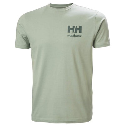 Helly Hansen Classic HH Logo T-Shirt Jade Front#colour_jade