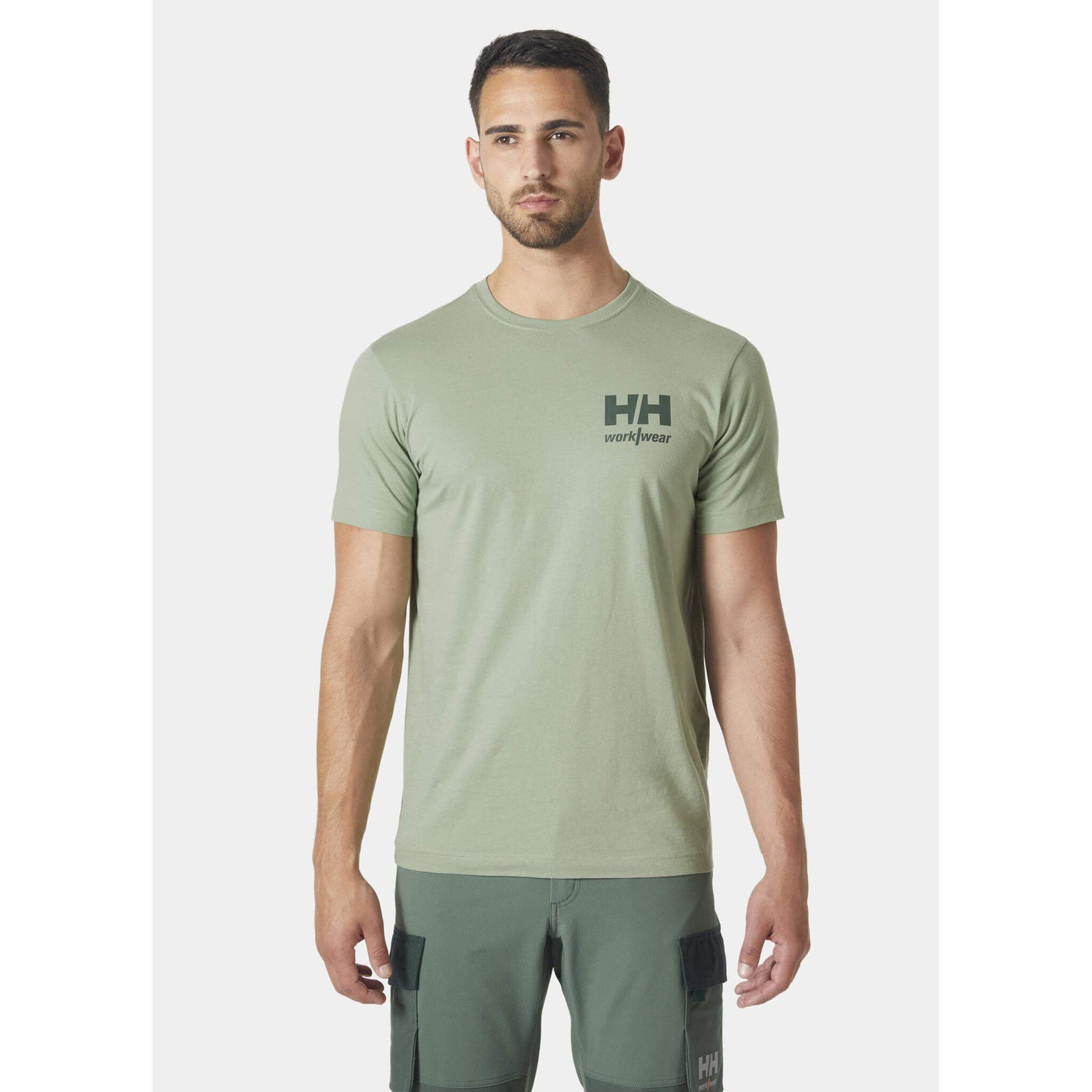 Helly Hansen Classic HH Logo T-Shirt Jade OnBody 1#colour_jade