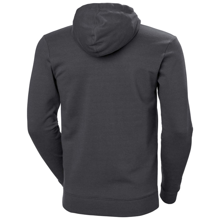 Helly Hansen Classic Zip Hoodie Dark Grey Back#colour_dark-grey