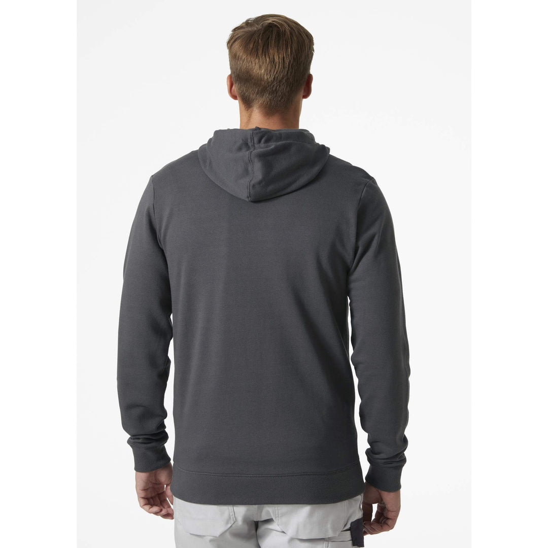 Helly Hansen Classic Zip Hoodie Dark Grey OnBody 2#colour_dark-grey