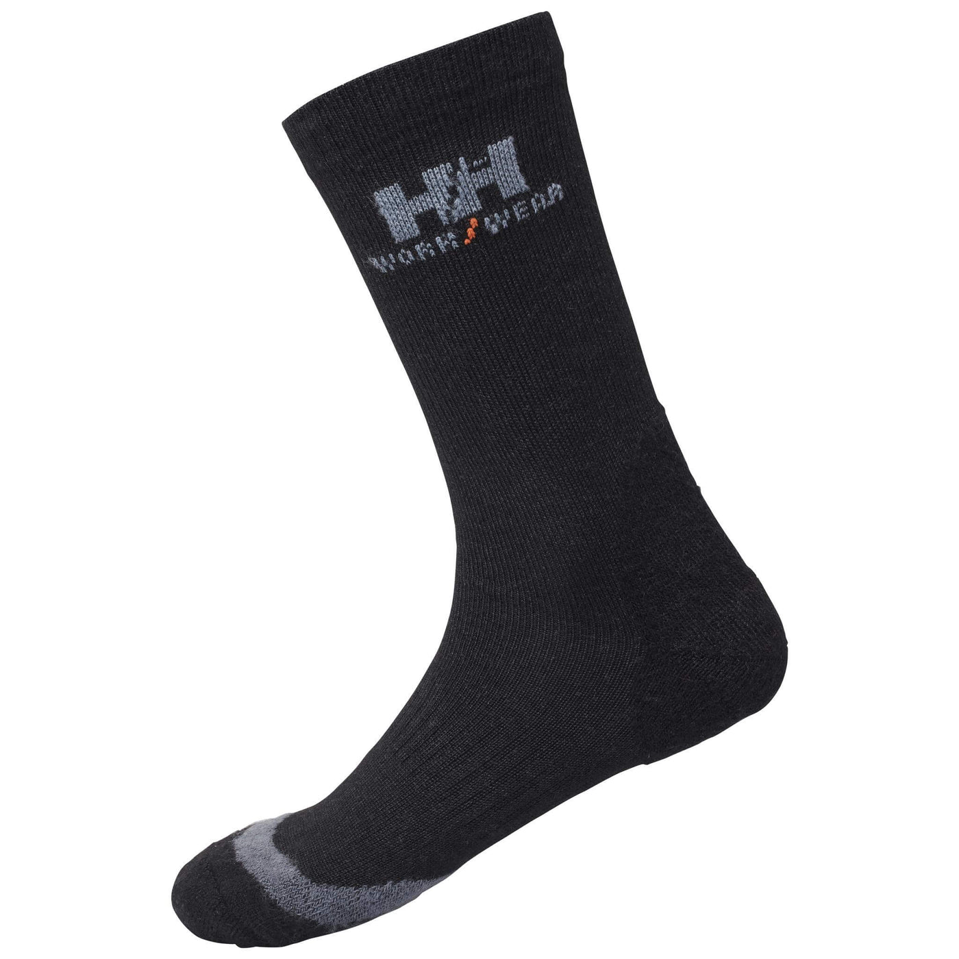 Helly Hansen Fakse Flame Retardant Wool Socks Black Front#colour_black