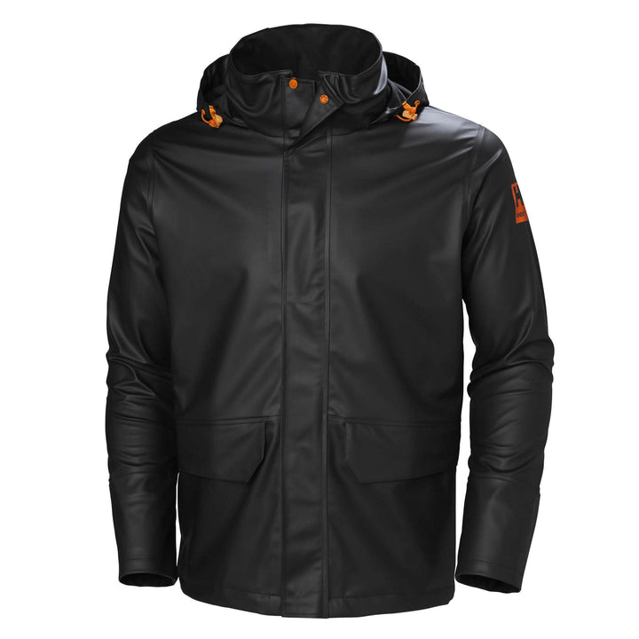 Helly Hansen Gale Waterproof Rain Jacket Black 1 Front 