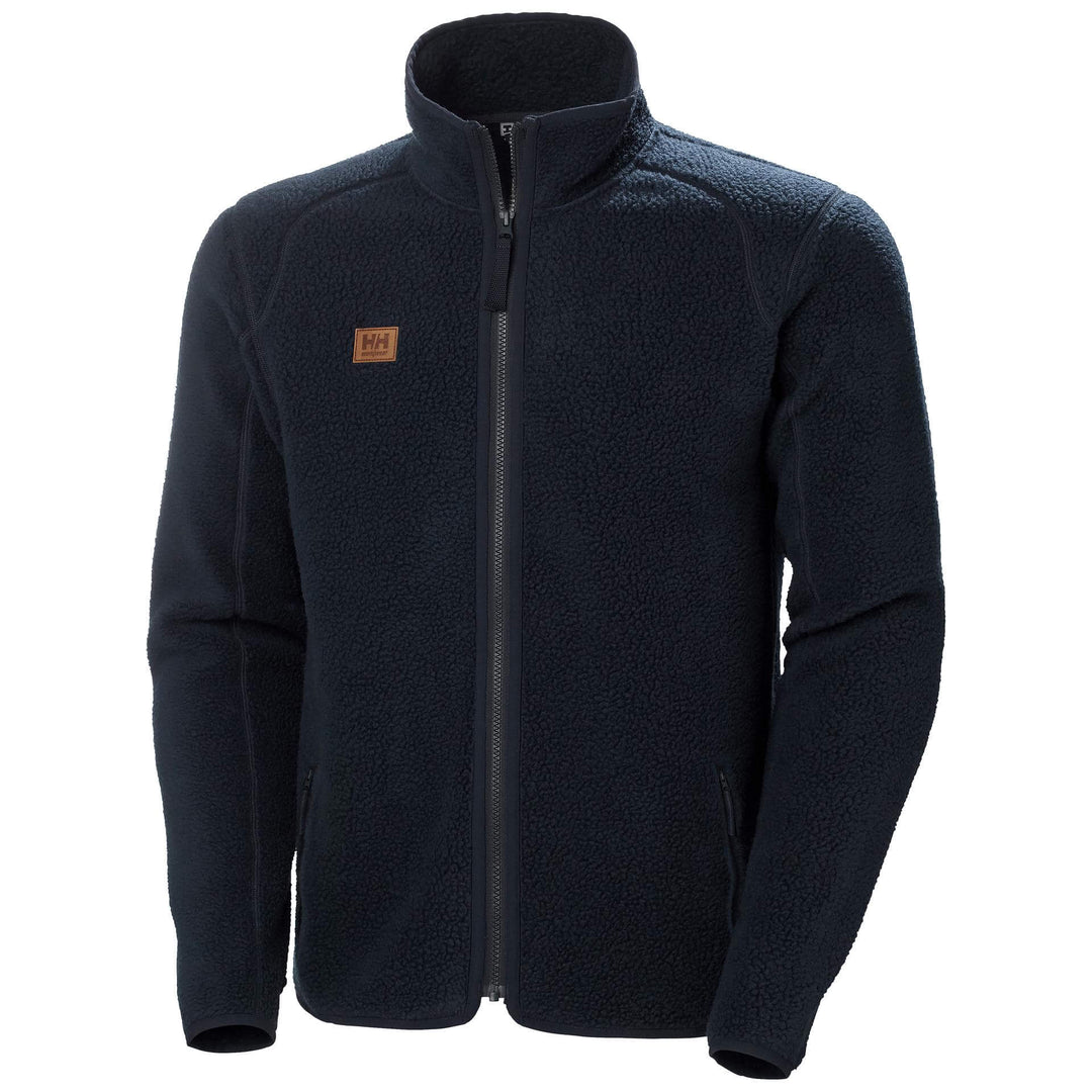 Helly Hansen Heritage Pile Fleece Jacket Navy 1 Front #colour_navy