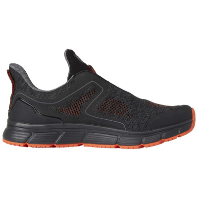 Helly Hansen Kensington Boa O1 Work Shoes Black/Orange 2 Side #colour_black-orange