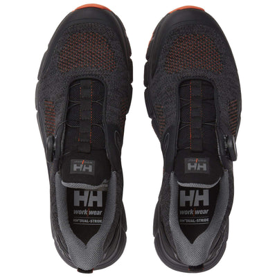 Helly Hansen Kensington Boa O1 Work Shoes Black/Orange 4 Top #colour_black-orange