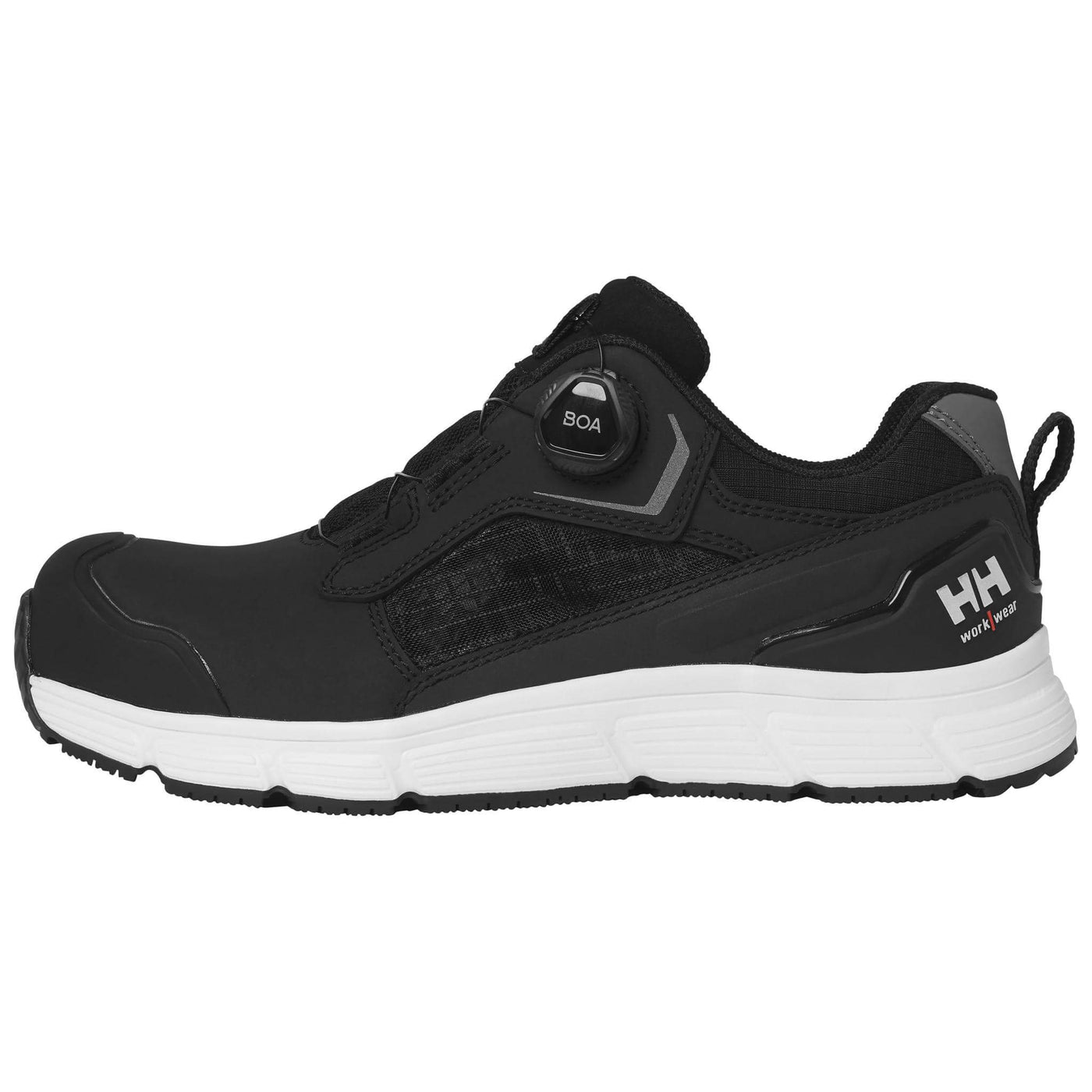 Helly Hansen Kensington MXR Boa S1PL Lightweight Composite Safety Sandals Black/White Front#colour_black-white