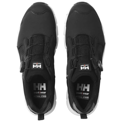 Helly Hansen Kensington MXR Boa S1PL Lightweight Composite Safety Sandals Black/White Top#colour_black-white