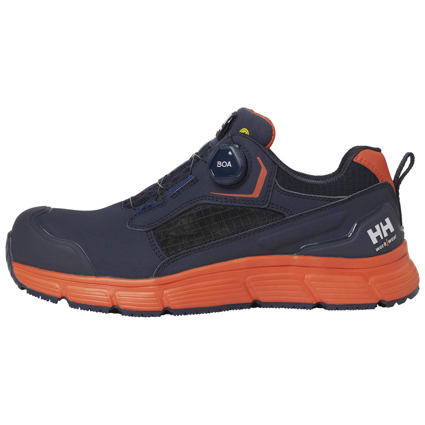 Helly Hansen Kensington MXR Boa S1PL Lightweight Composite Safety Sandals Navy/Orange Front#colour_navy-orange