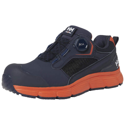 Helly Hansen Kensington MXR Boa S1PL Lightweight Composite Safety Sandals Navy/Orange Angle#colour_navy-orange