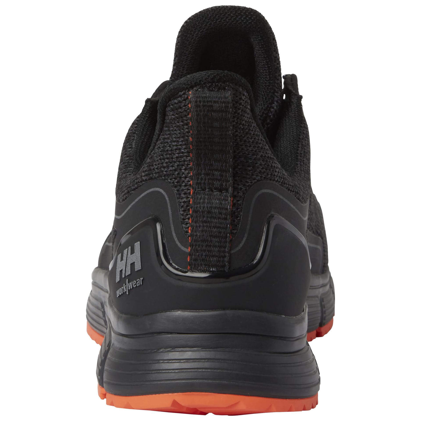 Helly Hansen Kensington S3 Toe Cap Work Safety Shoes Black/Orange 2 Rear #colour_black-orange