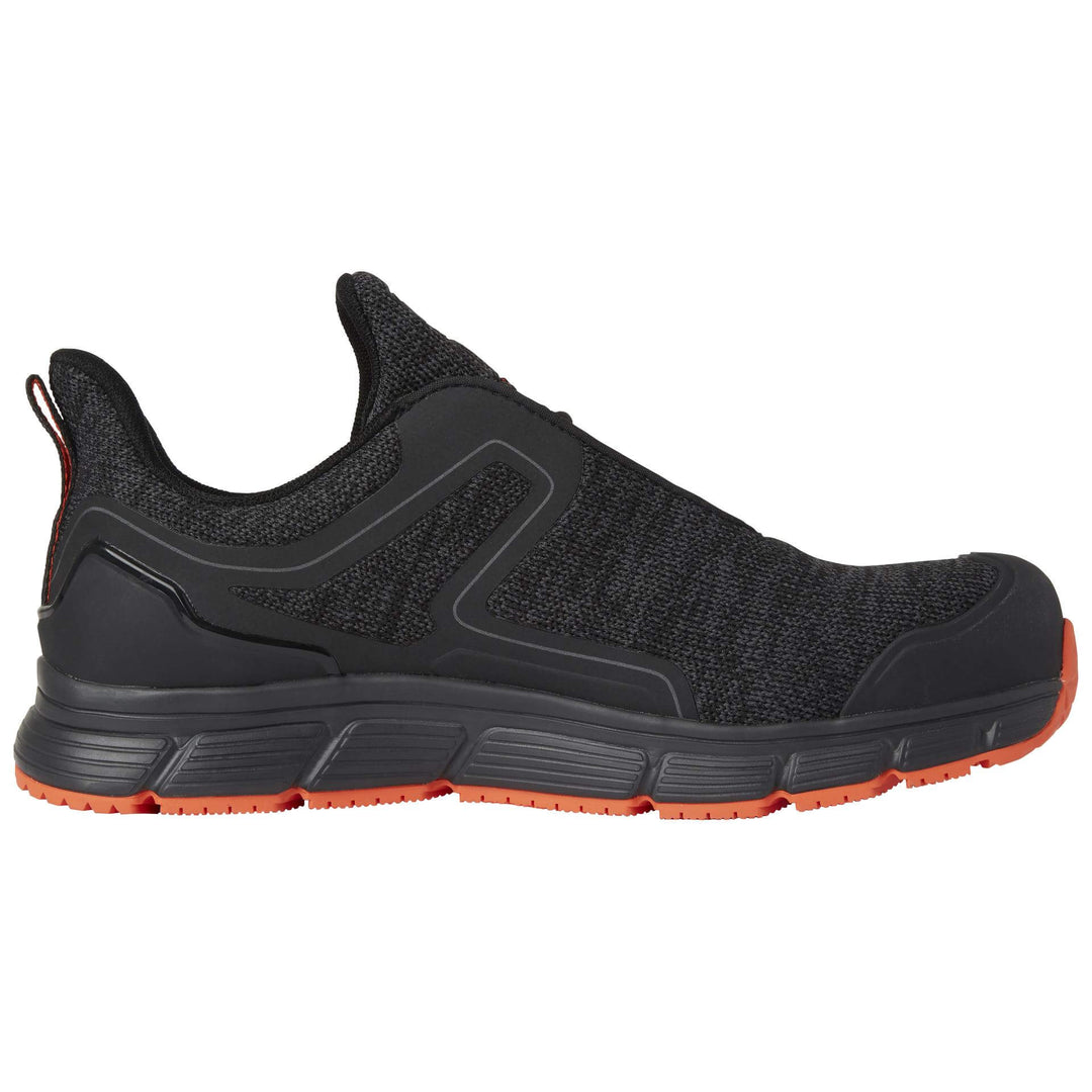 Helly Hansen Kensington S3 Toe Cap Work Safety Shoes Black/Orange 3 Side #colour_black-orange