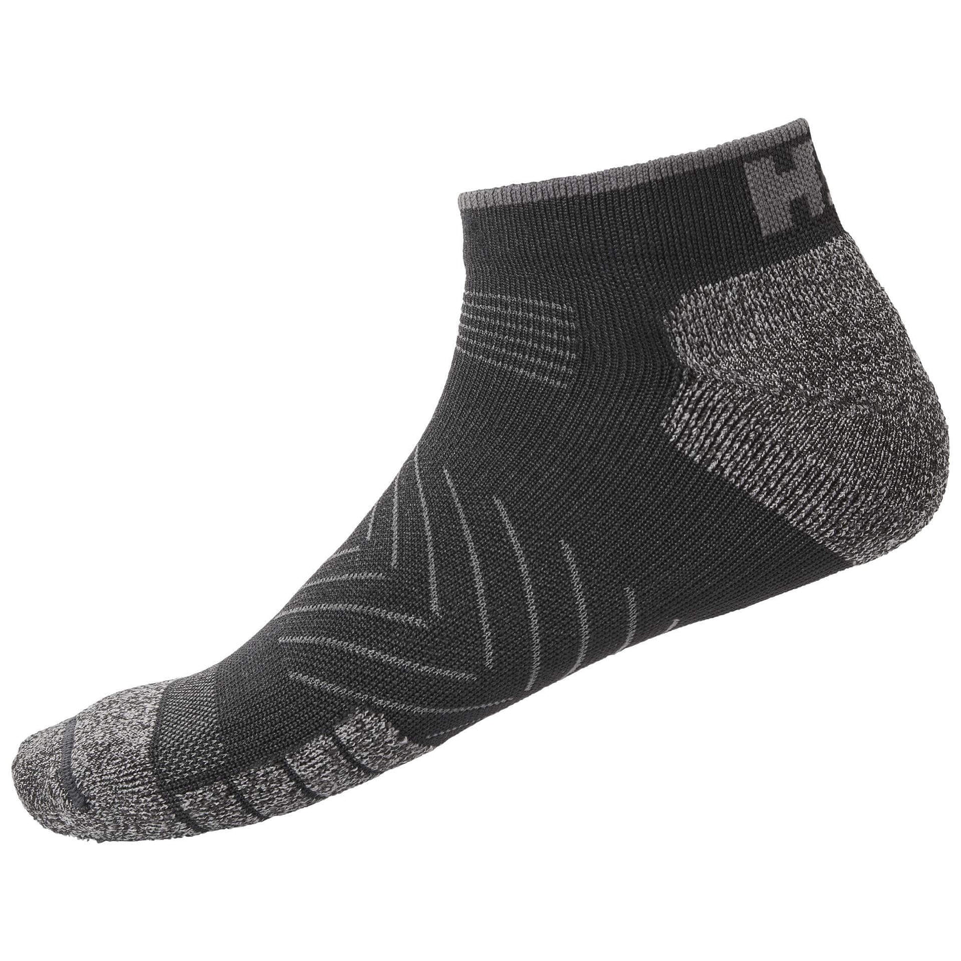 Helly Hansen Kensington Summer Socks Black Front#colour_black