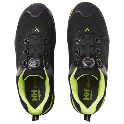 Helly Hansen Magni Boa Waterproof Aluminum Toe Cap Work Safety Shoes Black/Dark Lime 4 Top #colour_black-dark-lime