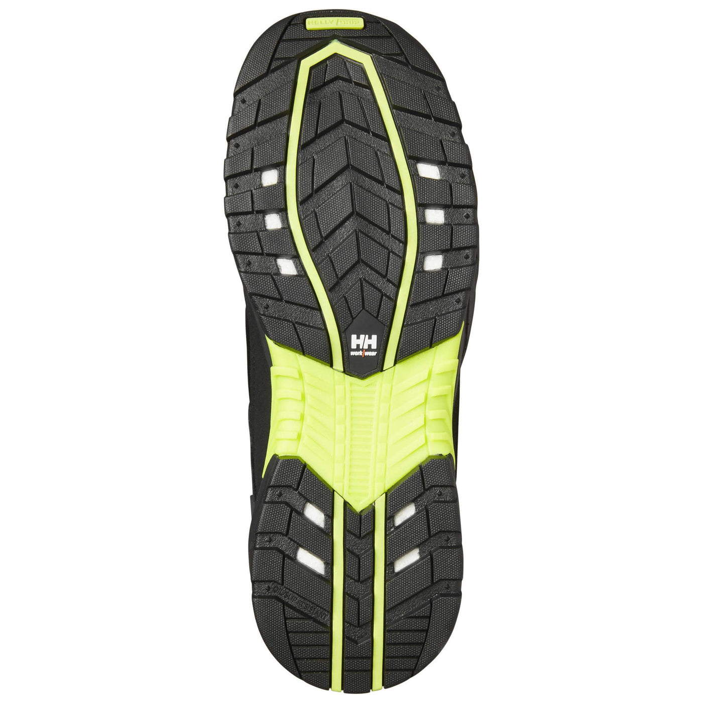 Helly Hansen Magni Evolution Lightweight Boa S1PL Aluminum Toe Safety Sandals Black/Dark Lime Sole#colour_black-dark-lime