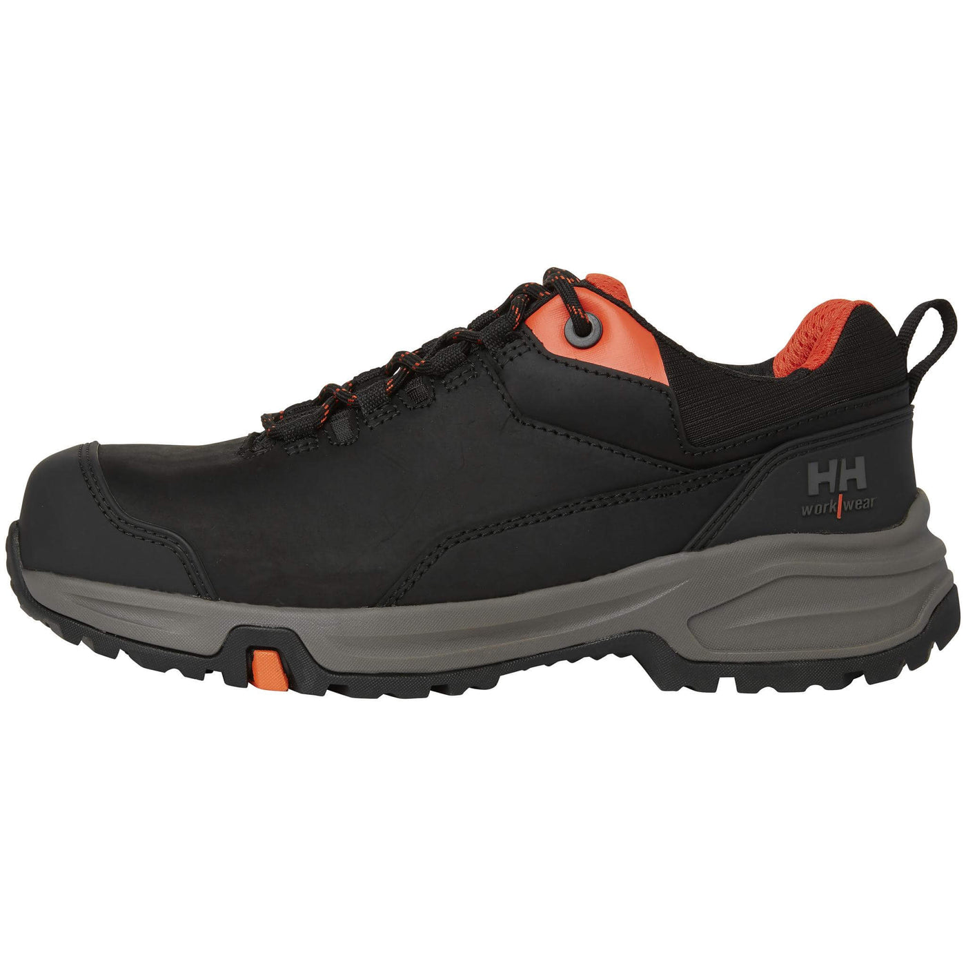 Helly Hansen Manchester LTR Lightweight Low S3L Waterproof Metal-Free Safety Shoes Black/Grey Front#colour_black-grey