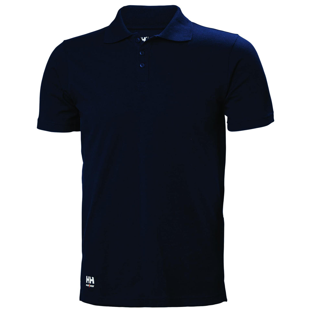 Helly Hansen Manchester Polo Shirt Navy 1 Front #colour_navy